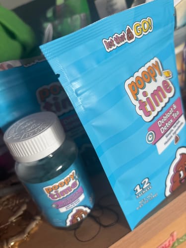 Customer photo review of Poopy Time Debloat & Detox Tea