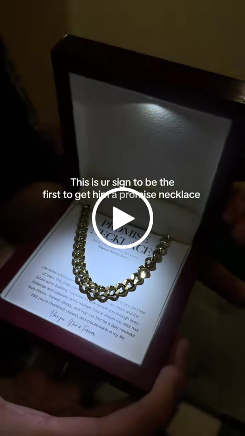 Customer video review of Sterling Silver Promise Necklace