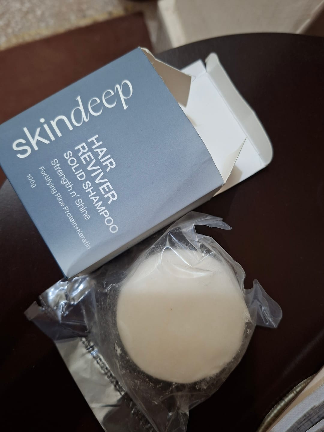 Customer photo review of HAIR REVIVER - Rice Protein Solid Shampoo
