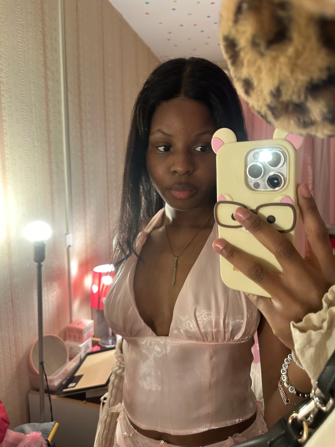 Customer photo review of Luna Glow Halter Top