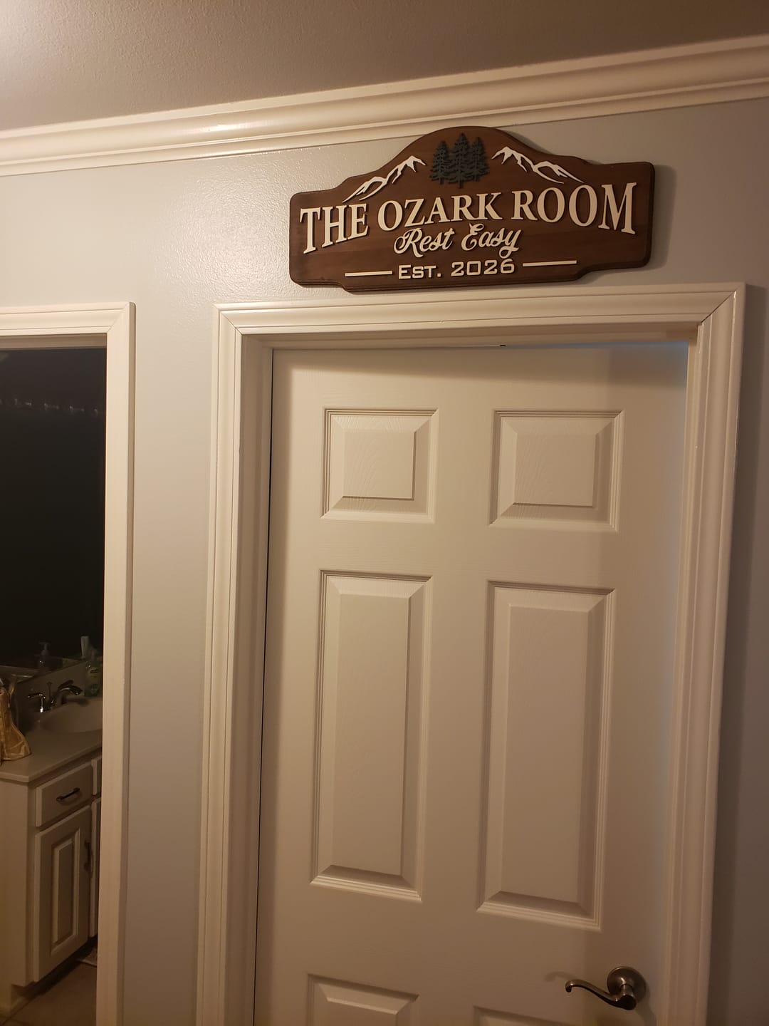 Customer photo review of Mountain House Sign