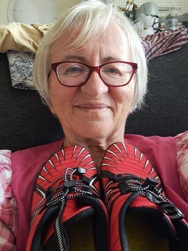 Customer photo review of AeroX Pro - ergonomischer schmerzlindernder Barfußschuh