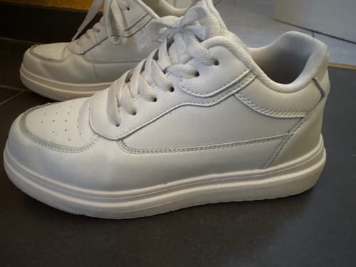 Customer photo review of ELEVATESHOES WHITE CLASSY