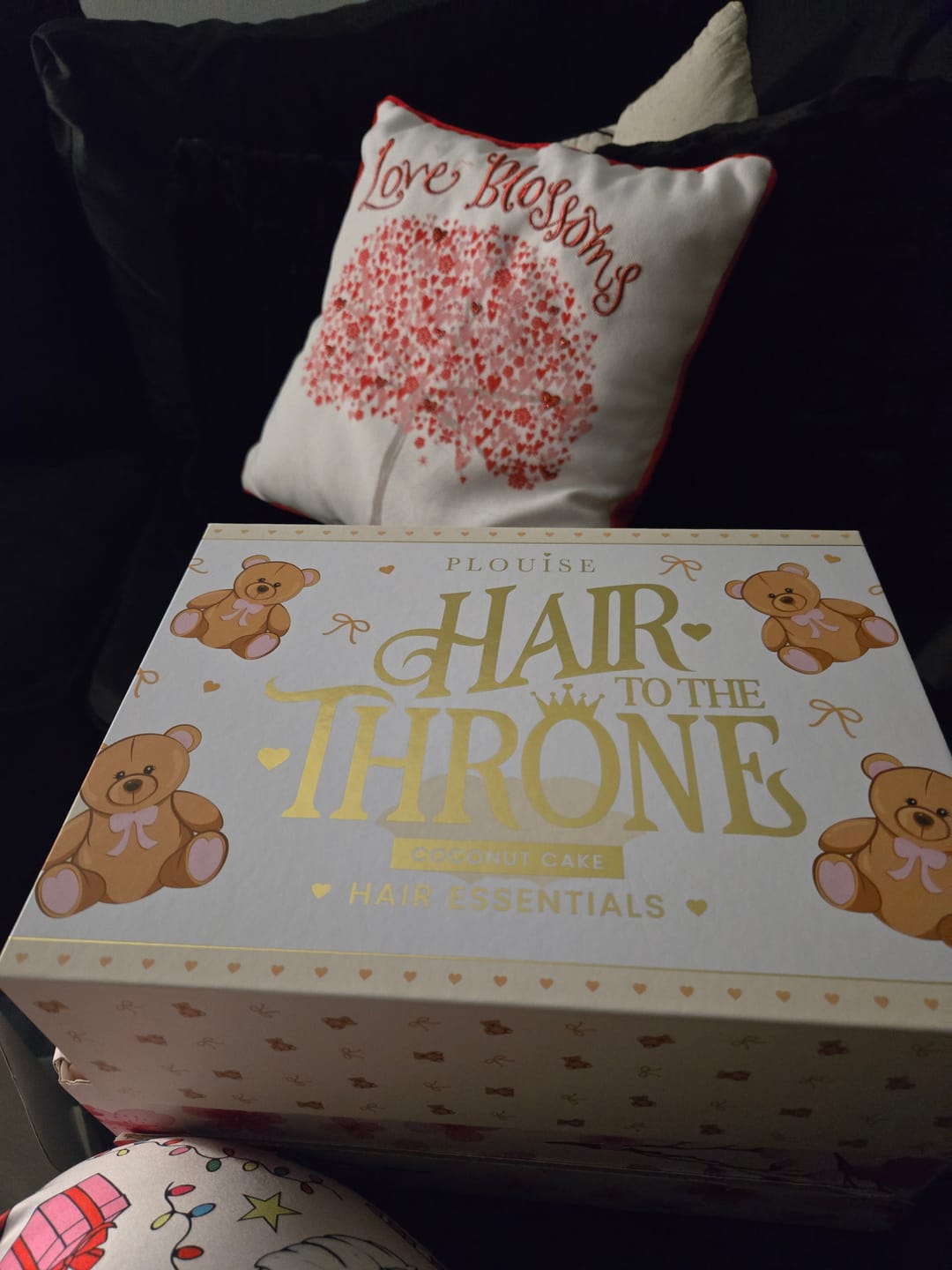 Customer photo review of Hair To The Throne Teddy Edition Haircare Set