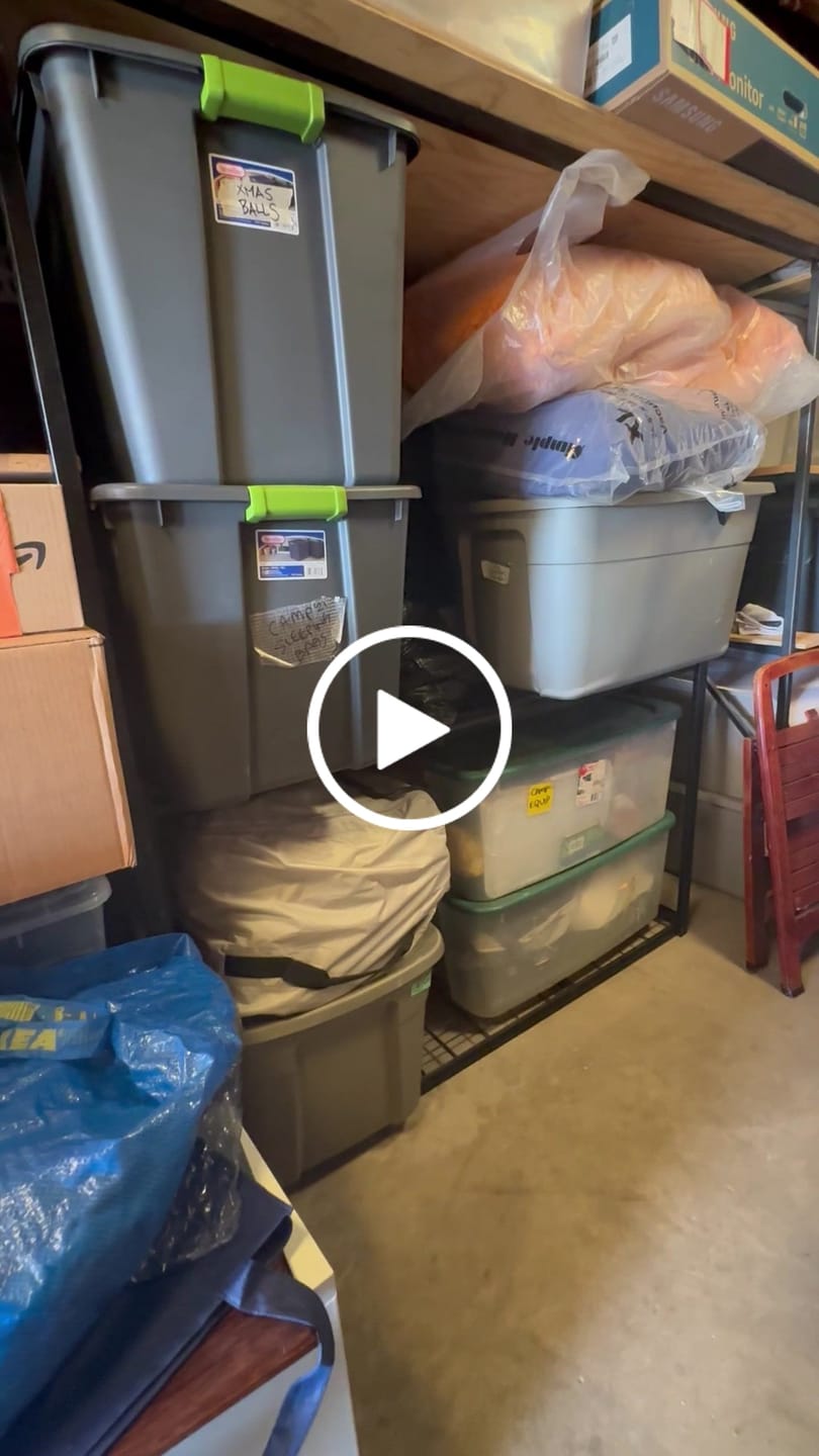 Customer video review of REIBII 60" W Heavy Duty Metal Shelving Unit, Adjustable Shelves for Storage, Rust-Proof Shelving for Garage, Industrial, Warehouse, Basement & Workshop