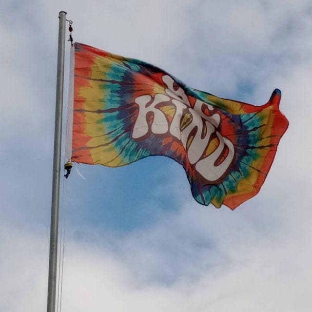 Customer photo review of Be Kind Flag