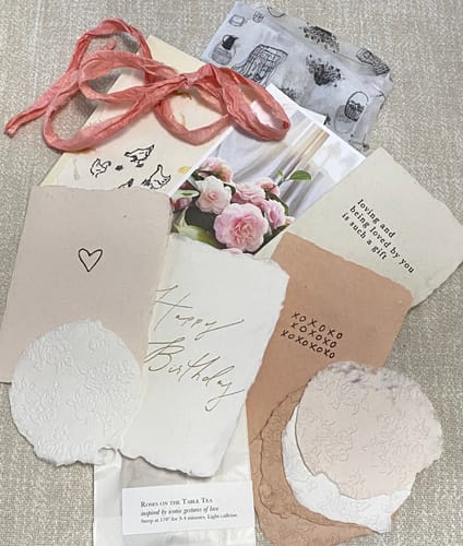 Customer photo review of Monthly Artisan Card Subscription