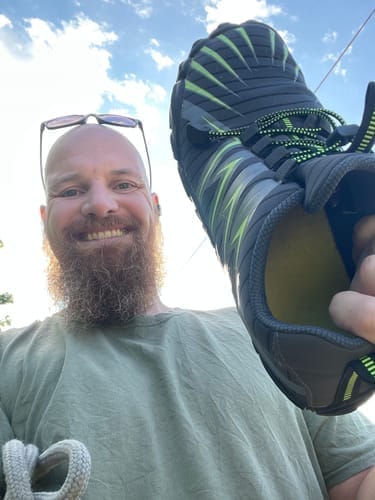 Customer photo review of AeroX Pro - ergonomischer schmerzlindernder Barfußschuh