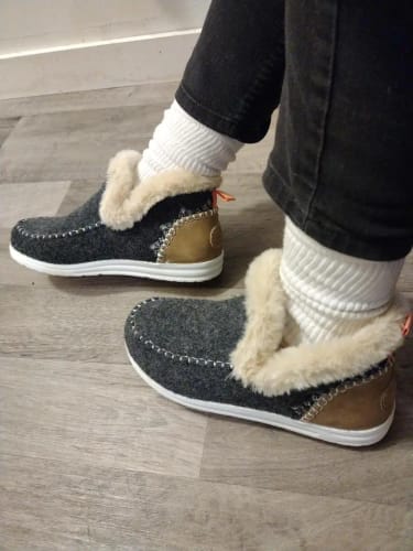 Customer photo review of OrthoComfy - ergonomischer schmerzlindernder Komfortschuh - Plüschgefüttert