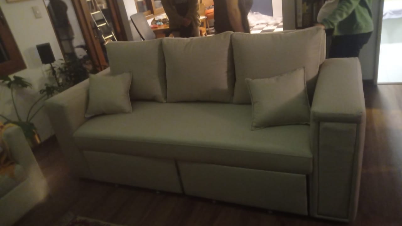 Customer photo review of Sofá cama Siena seccional