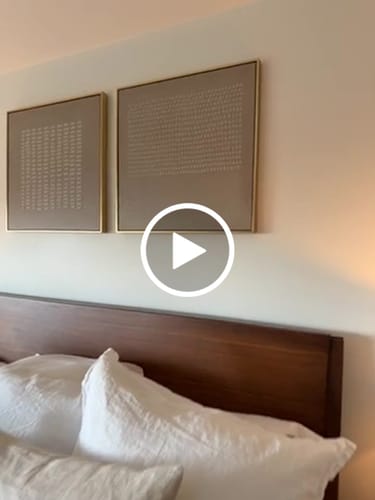 Customer video review of Abstract Painting Set Of 2 #SP064