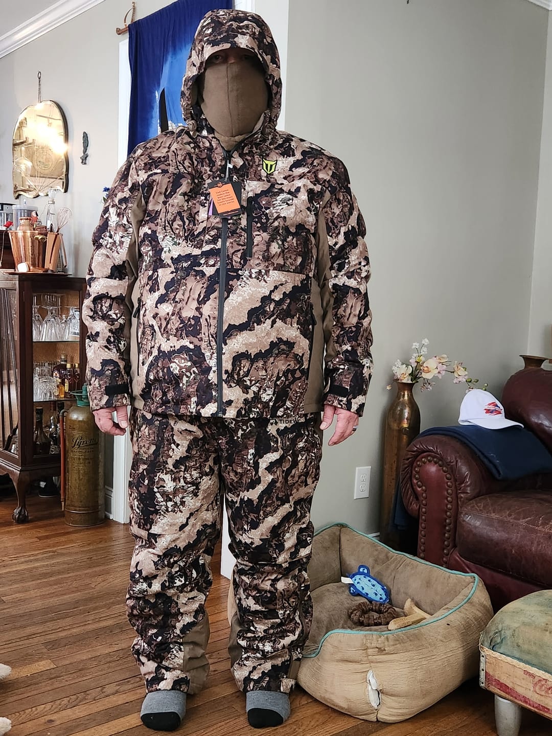 Customer photo review of Altus Whitetail Ultra Silent Hunting Suit Men's Water Resistant Hunting Clothes