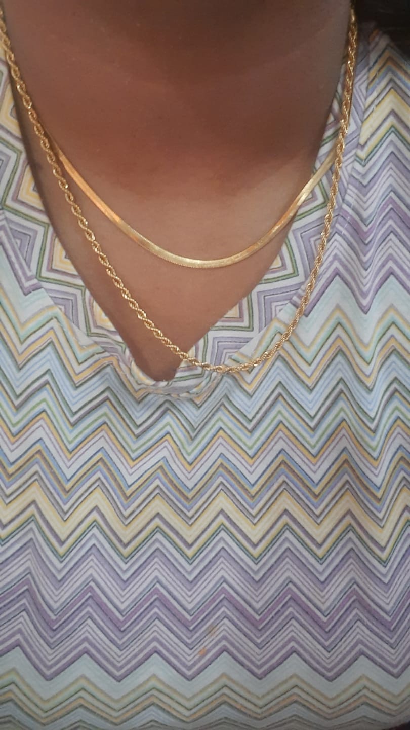 Customer photo review of Rope N Snake Chain
