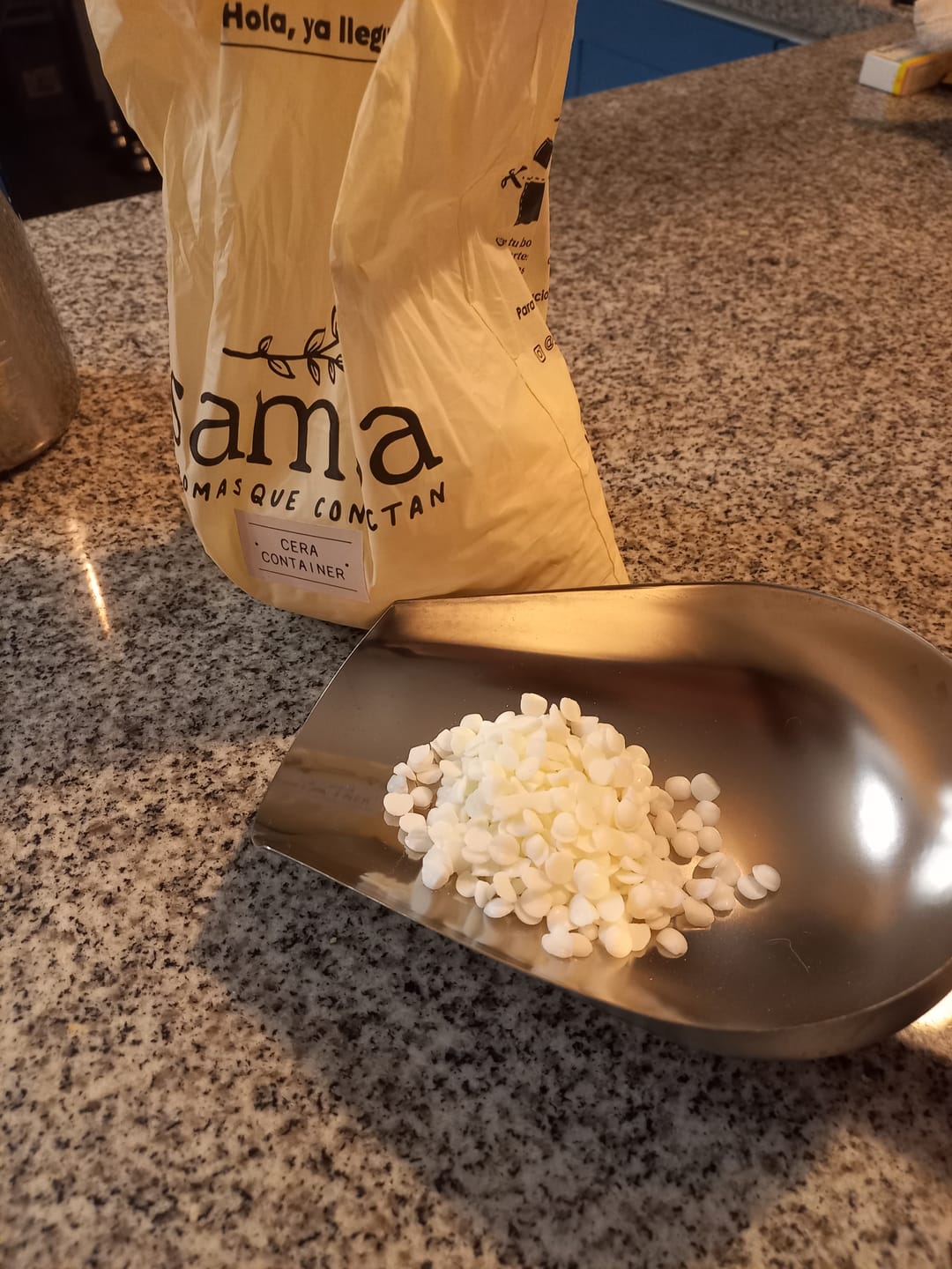 Customer photo review of Cera de Soja BPF Contenedor