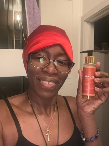 Customer photo review of Besque® Magic Body Oil - 100ml