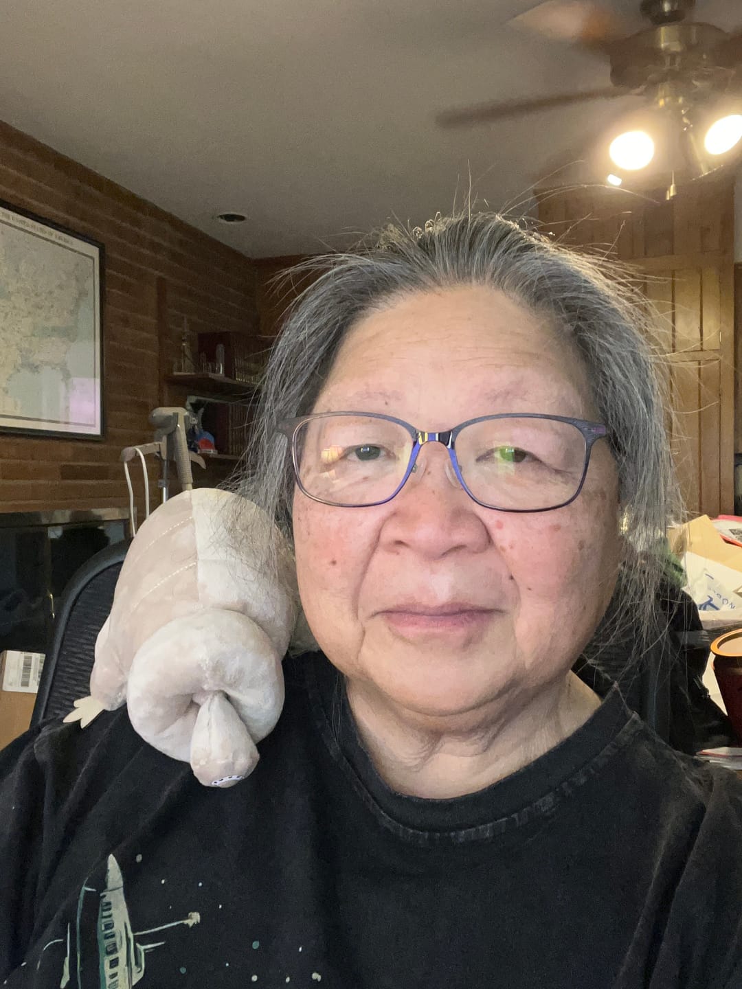 Customer photo review of Tardigrade Water Bear Soft Stuffed Plush Toy