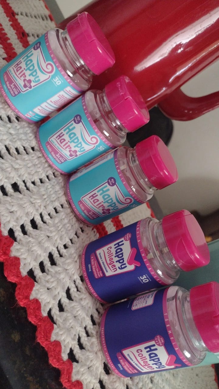 Customer photo review of Happy Collagen 2 Potes