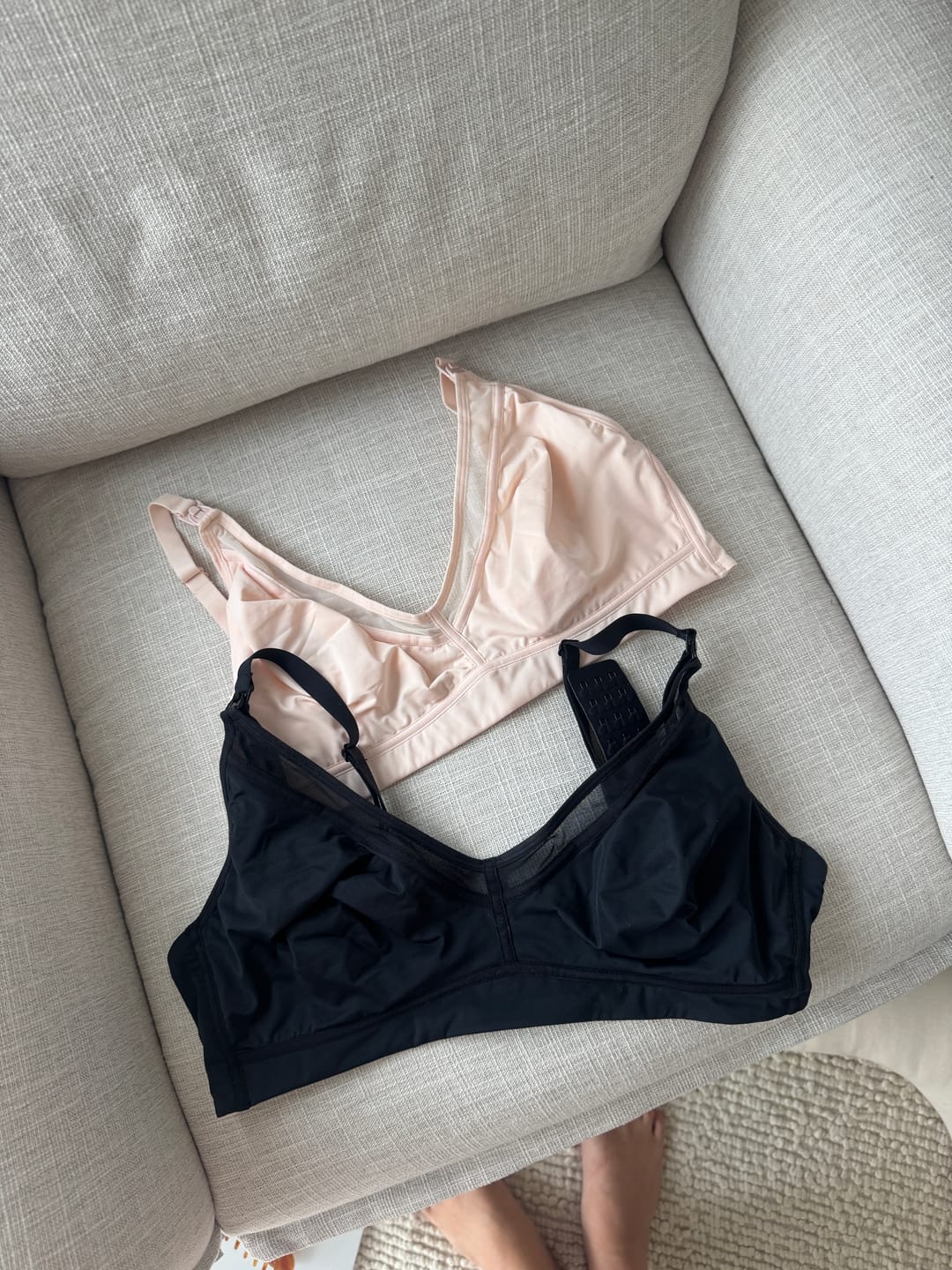 Customer photo review of The Maternity Bra - Black