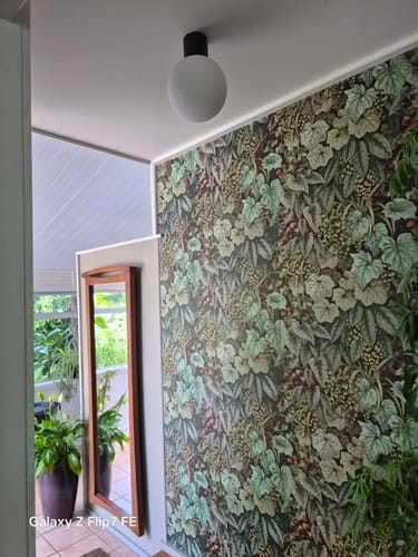 Customer photo review of Cascading Garden Wallpaper - Green - Last 10 Rolls