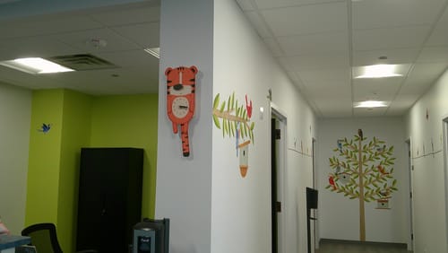 Customer photo review of Rufus the Tiger Pendulum Clock