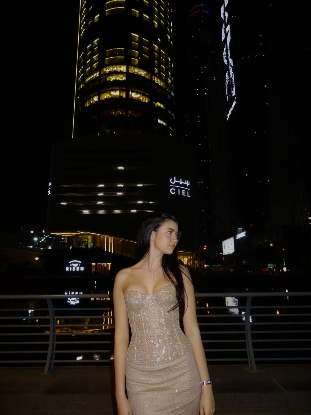 Customer photo review of Zebra corset in Beige
