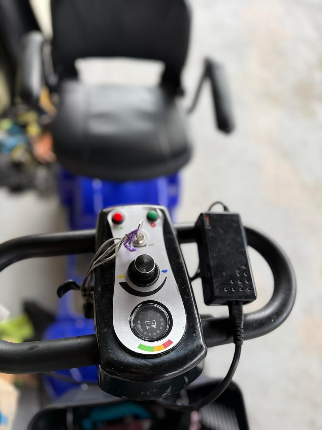 Customer photo review of Flycity 30 Miles Long Range Electric Mobility Scooter With Basket