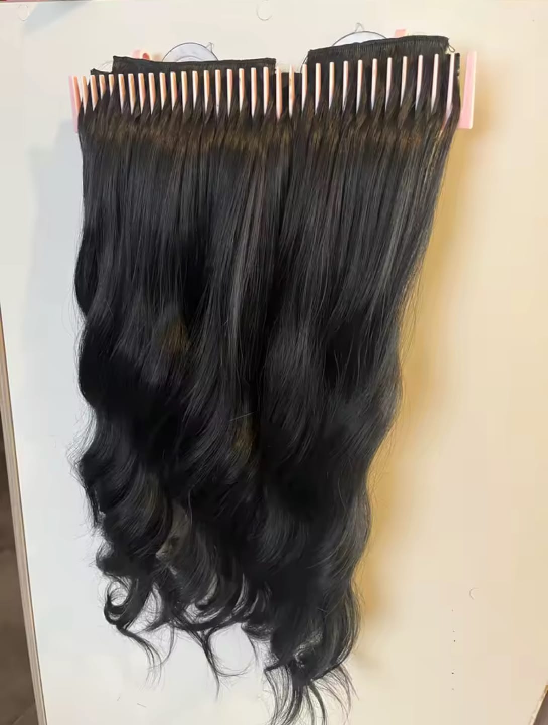 Customer photo review of Pack 4 EXTENSIONES CORTINA BALAYAGE 60 cm PREMIUM 🥇 Similar al Cabello Natural