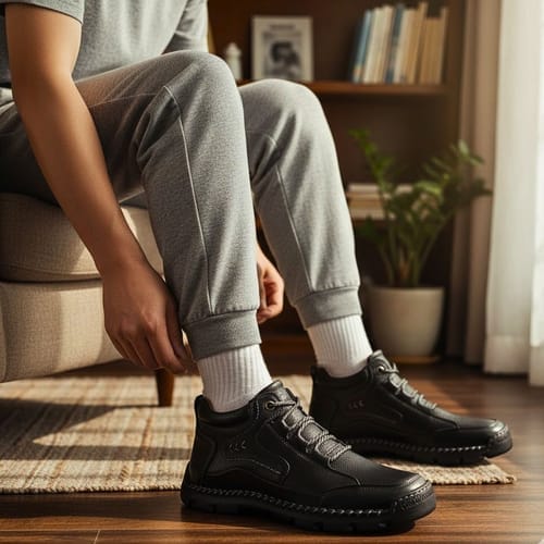 Customer photo review of Orthopädische Premium-Lederstiefel