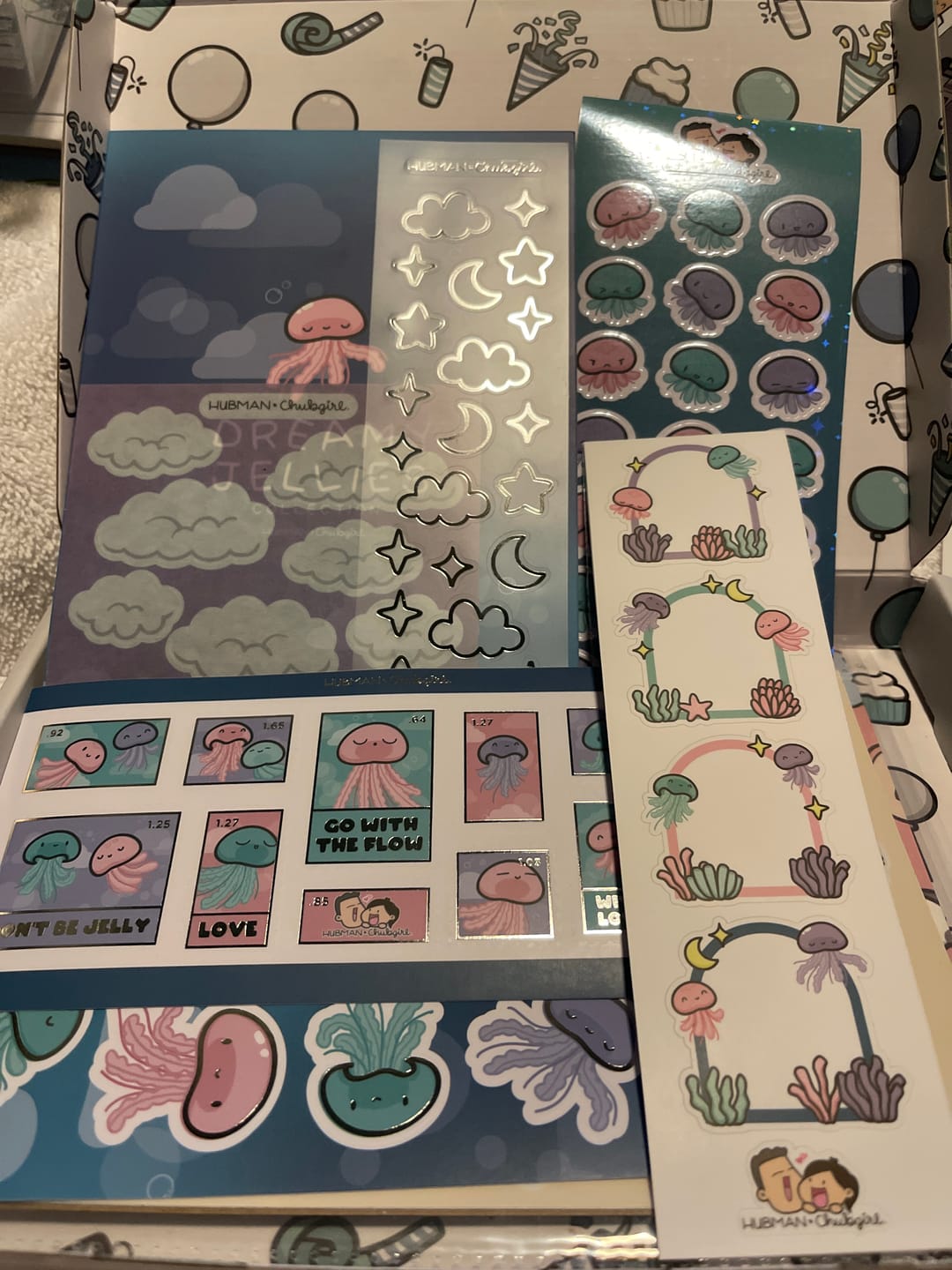 Customer photo review of Dreamy Jellies Variety Sticker Pack