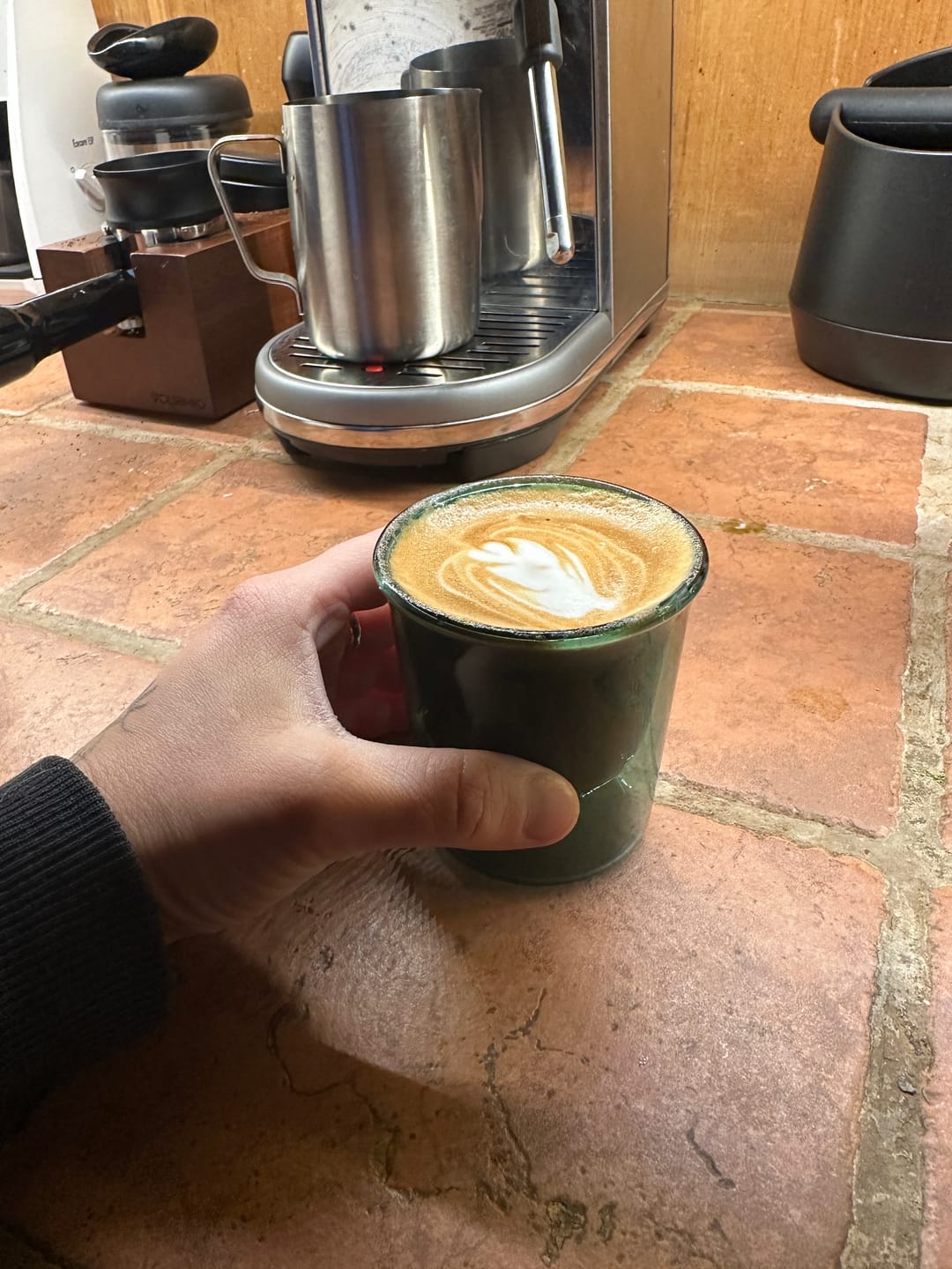 Customer photo review of FLUR Cortado Glasses