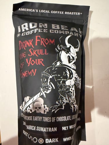 Customer photo review of Drink From the Skull of Your Enemy™ - Dark Roast