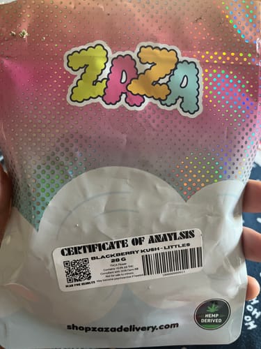 Customer photo review of Blackberry Kush - 28 Grams Littles - Indica