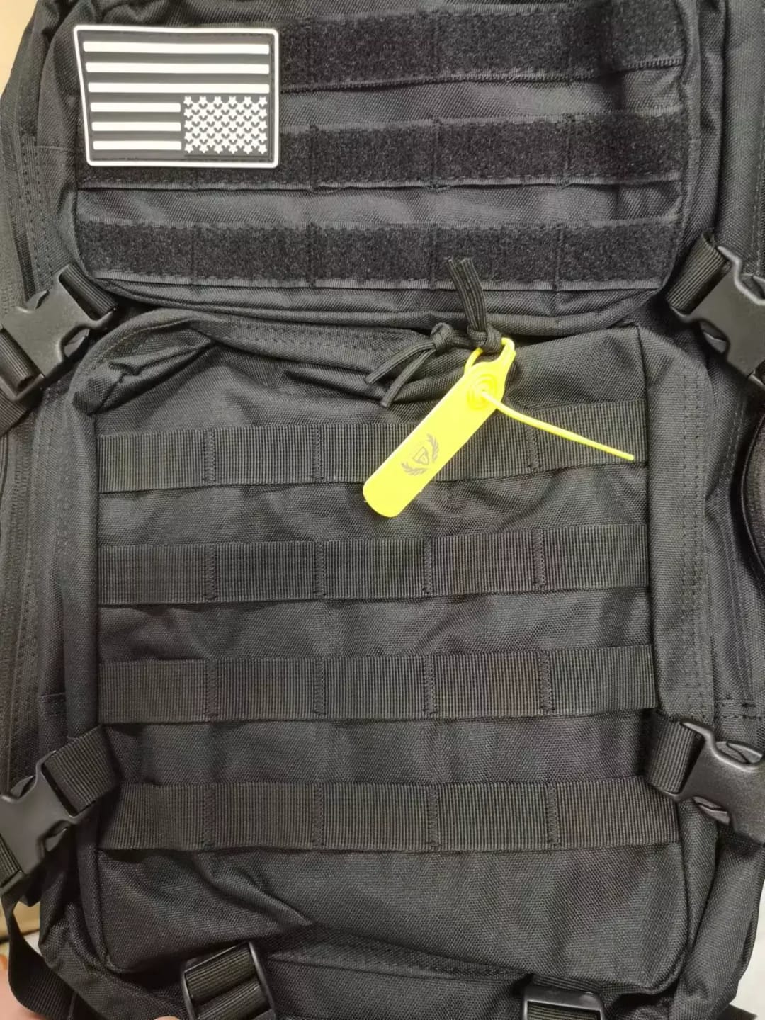 Customer photo review of Falour Elite Outdoor Tactical Assault Backpack – Durable Hiking & Travel Pack