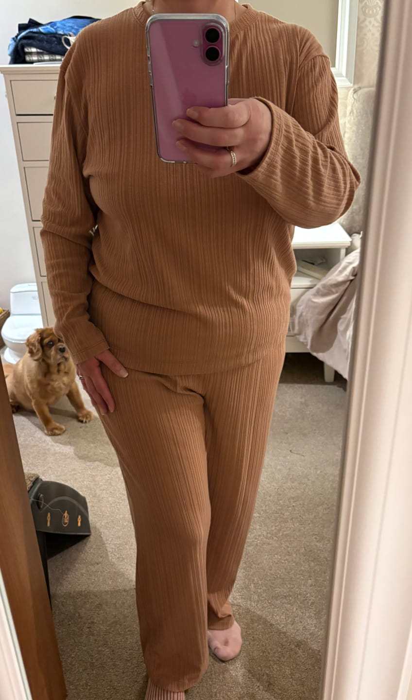 Customer photo review of Linear Flow Jersey Fabric