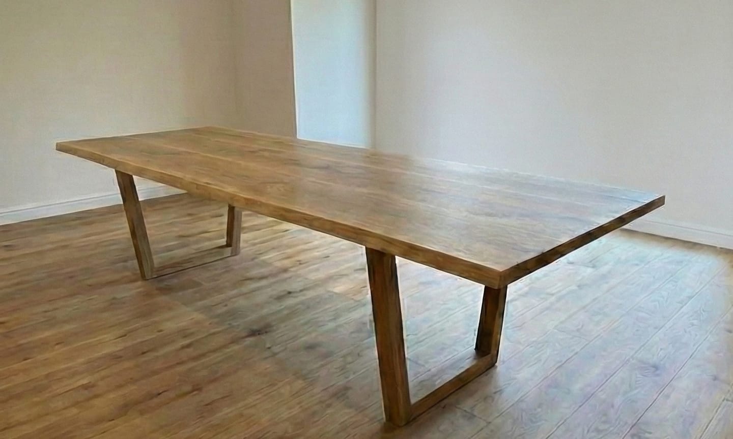 Customer photo review of Lilian Extendable Oak Dining Table