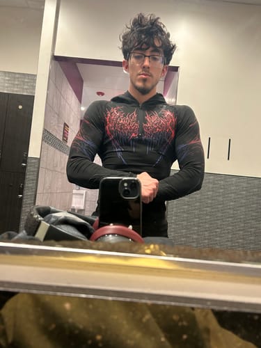 Customer photo review of Void Tech™ Pulsefire Hoodie Compression [BLOOD MOON]
