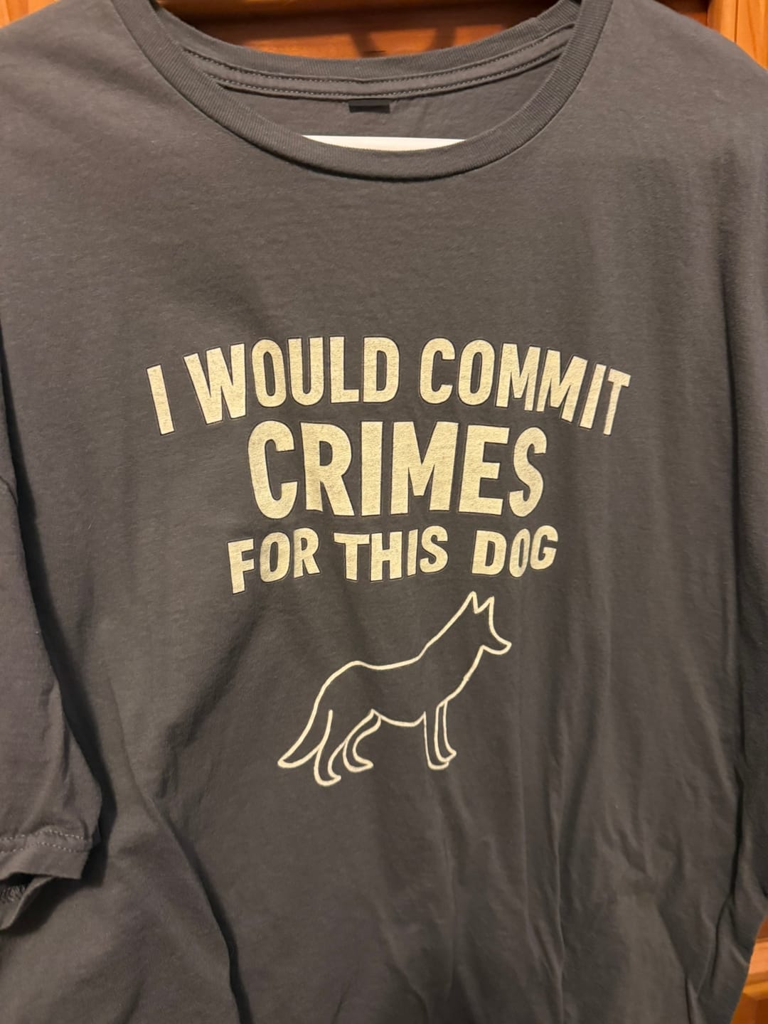 Customer photo review of Commit Crimes Shirt