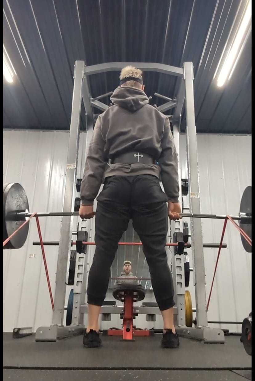 Customer photo review of God First 10MM Premium Lever Belt