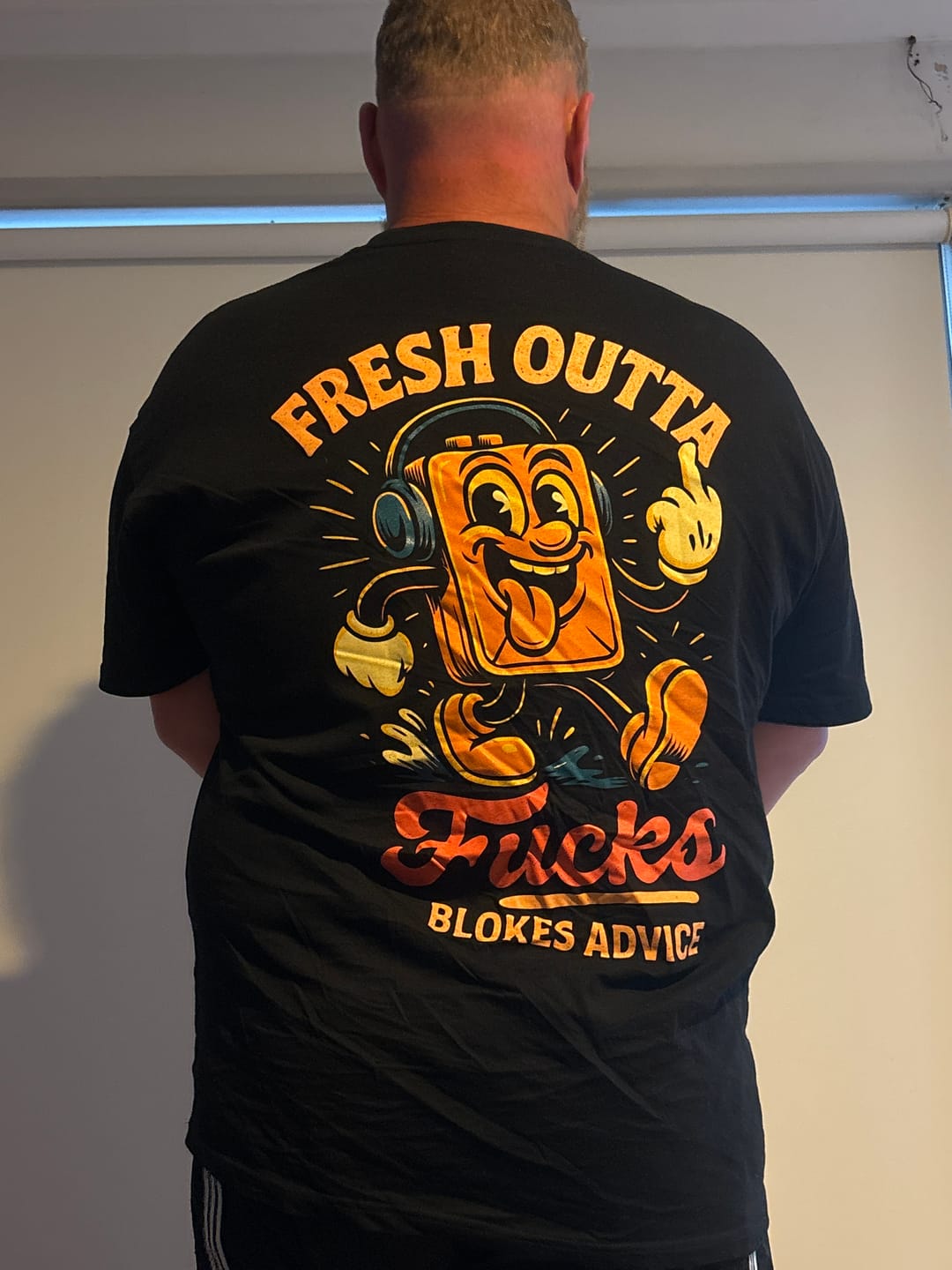 Customer photo review of Fresh Outta Tee - Black