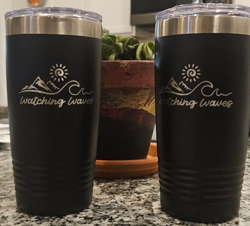 Customer photo review of (6 Pieces) Laser Engraved Tumbler | 20 oz