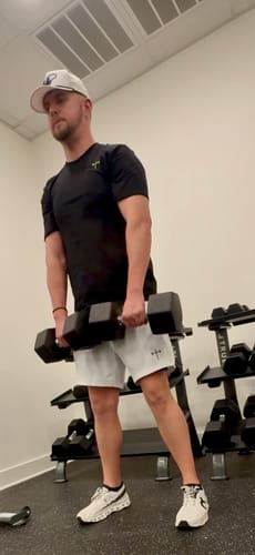 Customer photo review of Core Perform Tee