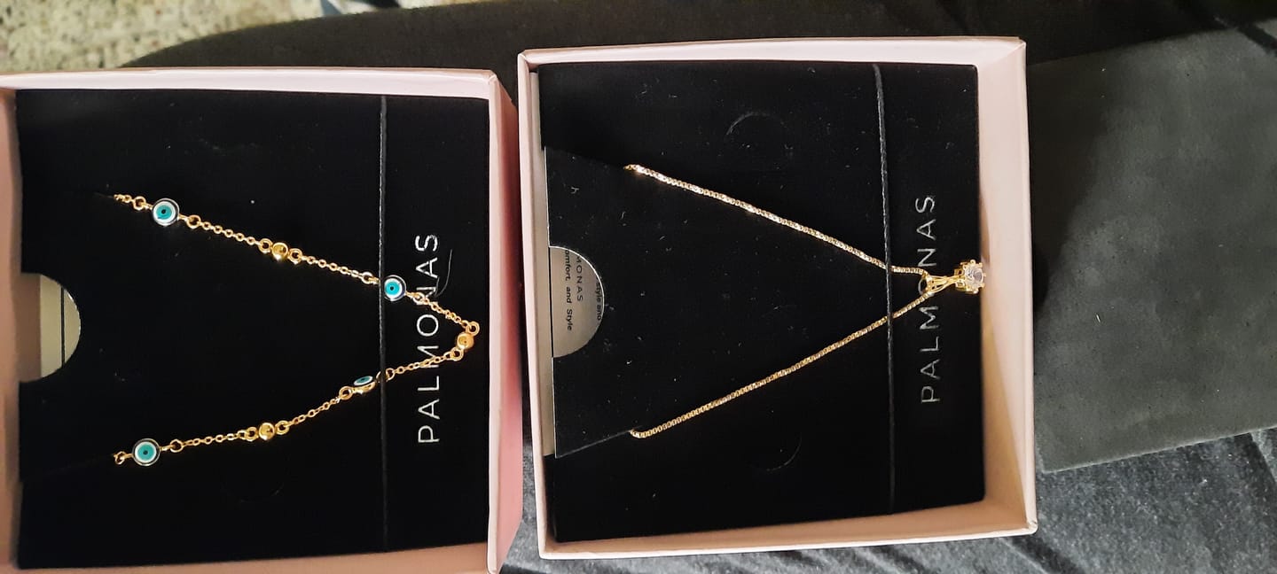 Customer photo review of Royal Solitaire Necklace