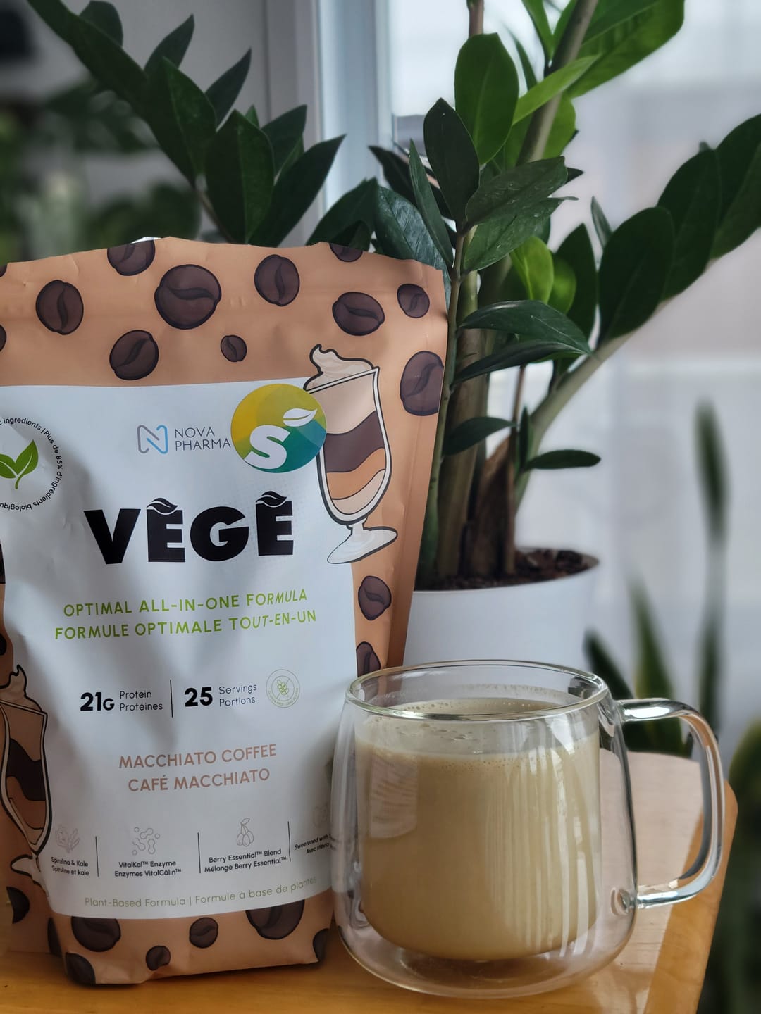 Customer photo review of Nova Pharma - Mélange de Protéines Végétales Complètes 725g