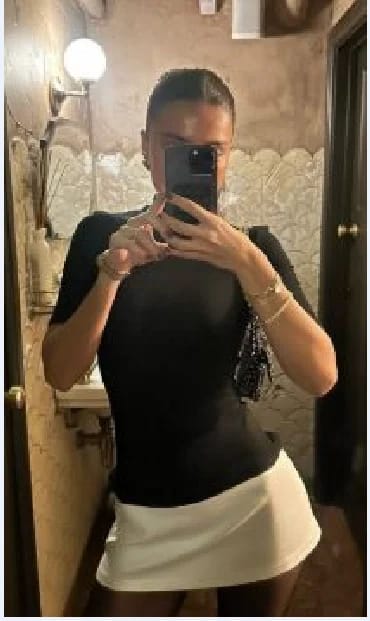 Customer photo review of Lisbeth High Neck Mini Dress