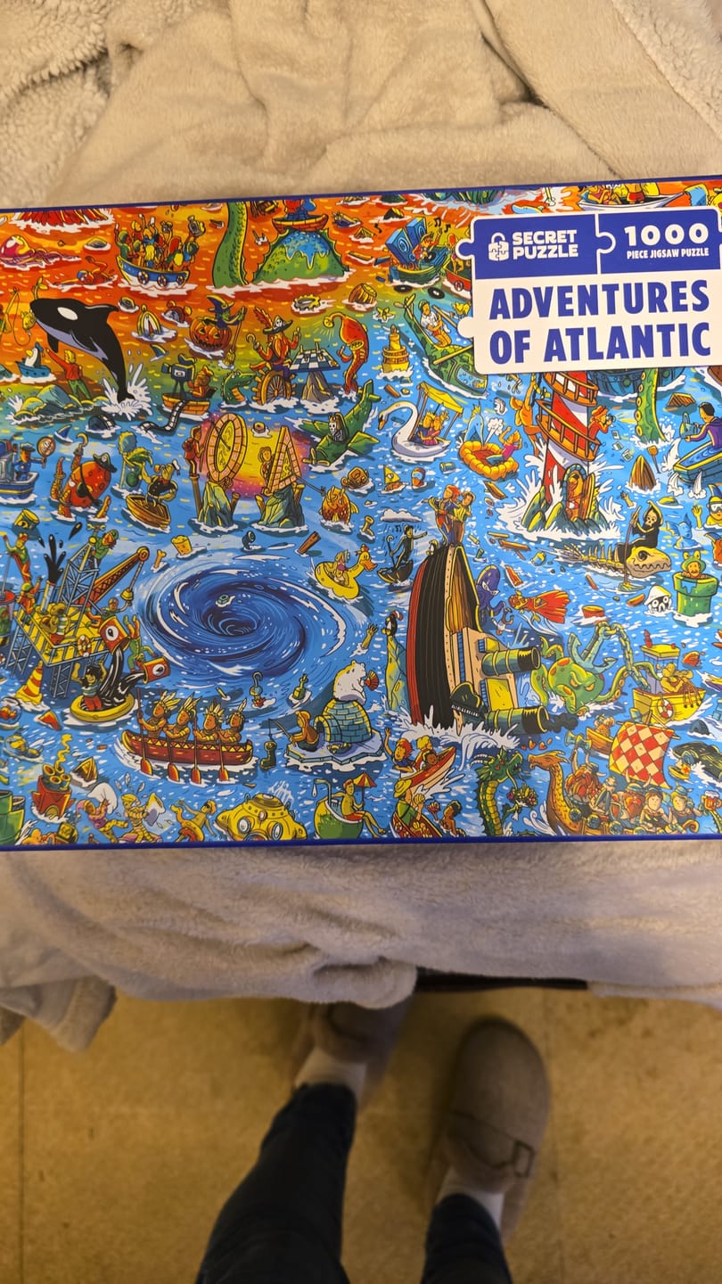Customer photo review of Secret Puzzle | Adventures Of Atlantic