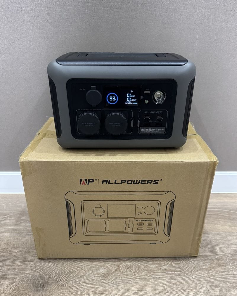 Customer photo review of ALLPOWERS R600 Portable Power Station 600W 299Wh LiFeP04 Battery