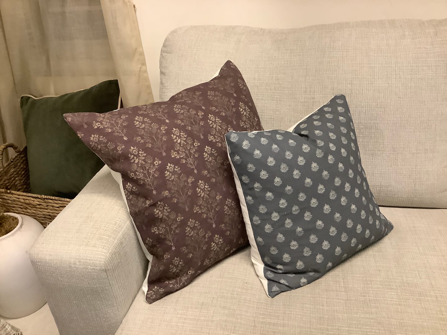 Customer photo review of Clay Vintage in Blue - 18" | 22" | 24"