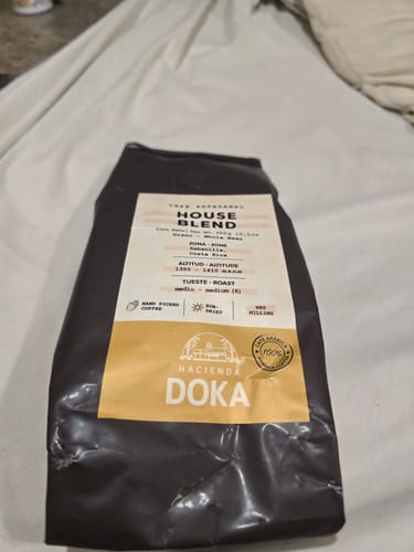 Customer photo review of Café Hacienda Doka Breakfast Blend