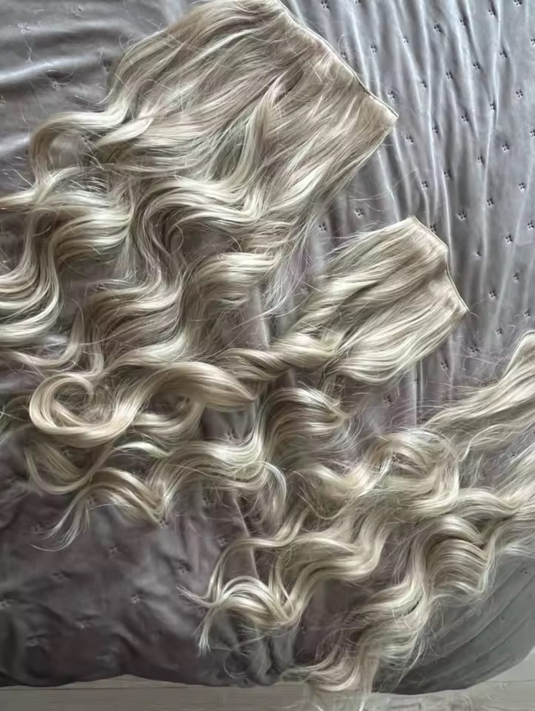Customer photo review of Pack 4 EXTENSIONES CORTINA BALAYAGE 60 cm PREMIUM 🥇 Similar al Cabello Natural