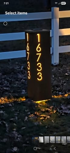 Customer photo review of Address Column